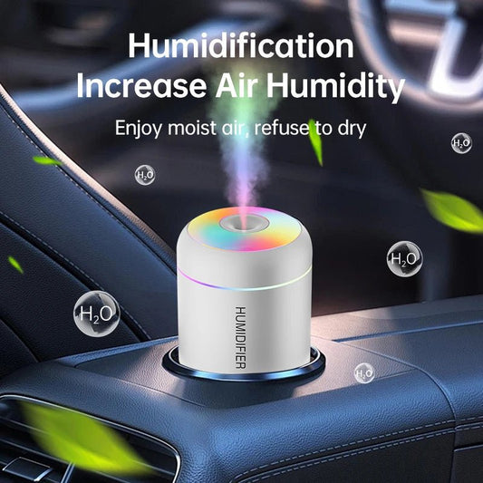 180ML Mini Air Humidifier USB Electric Aroma Diffuser Essential Oil Purifier Aromatherapy Mist Maker Lights For Car Home Bedroom - Ode