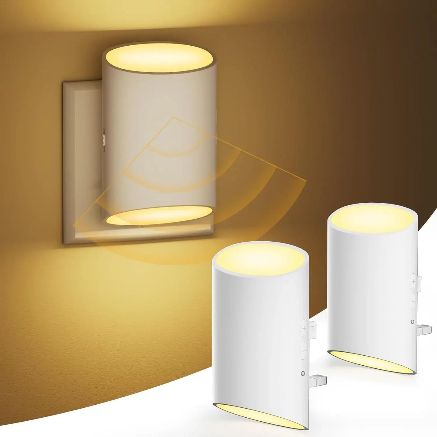 Night Light Motion Sensor With LED Light EU/US Plug Lamps Children'S Night Light Wireless Night Lamp For Bedside Table Bedroom