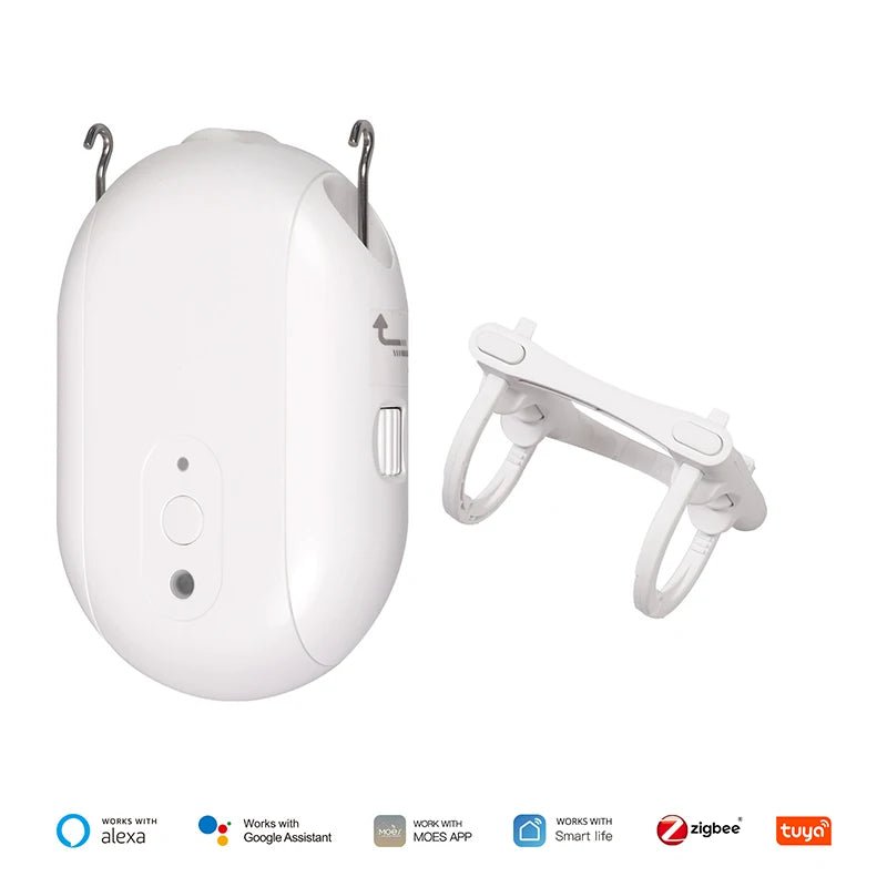 Tuya ZigBee Smart Electric Curtain Robot Timing Auto Opener Closer Light Sensor App Remote Control Support Alexa GoogleHome - Ode