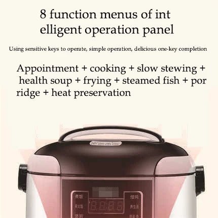 12V 24V Mini Rice Cooker Car Truck Soup Porridge Cooking Machine Food Steamer Heating Lunch Box Meal Heater Warmer 1L / 2L - Ode