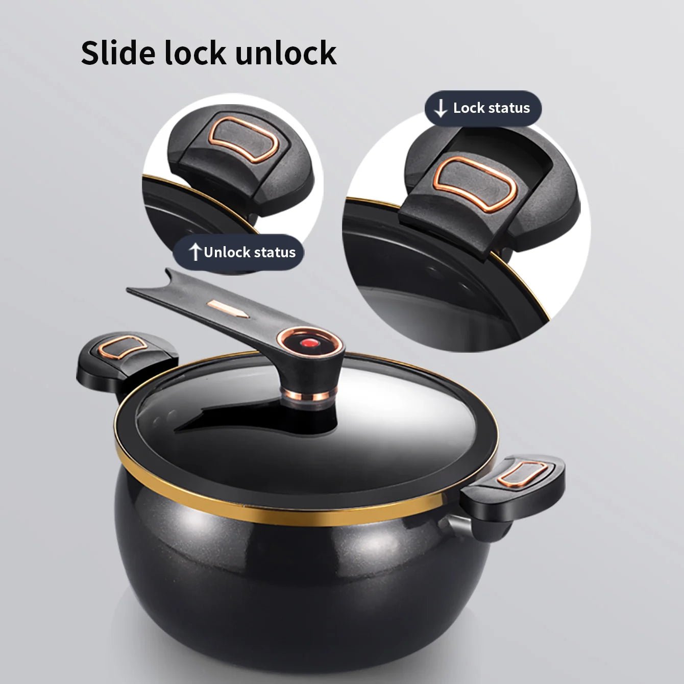 7L Large Capacity, 26cm, Suitable for Home Use, Multi-Functional Non-Stick Pot for Stewing and Cooking Soup - Ode