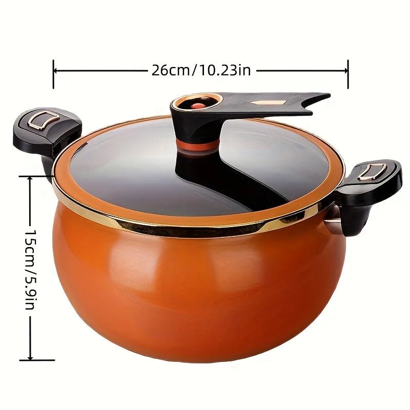 7L Large Capacity, 26cm, Suitable for Home Use, Multi-Functional Non-Stick Pot for Stewing and Cooking Soup - Ode