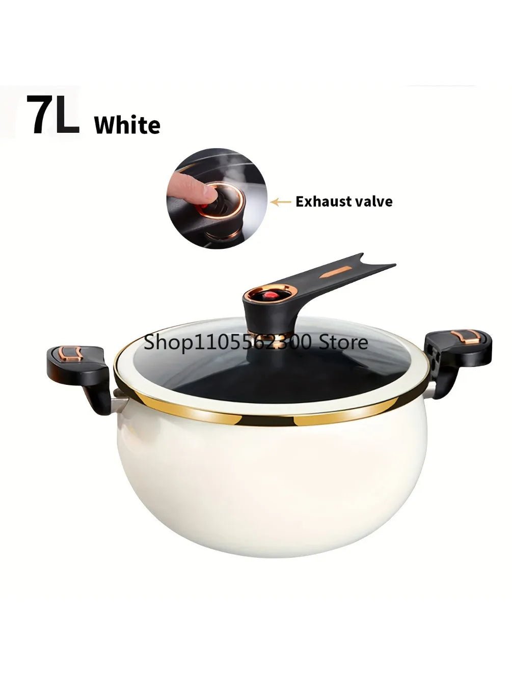 7L Large Capacity, 26cm, Suitable for Home Use, Multi-Functional Non-Stick Pot for Stewing and Cooking Soup - Ode