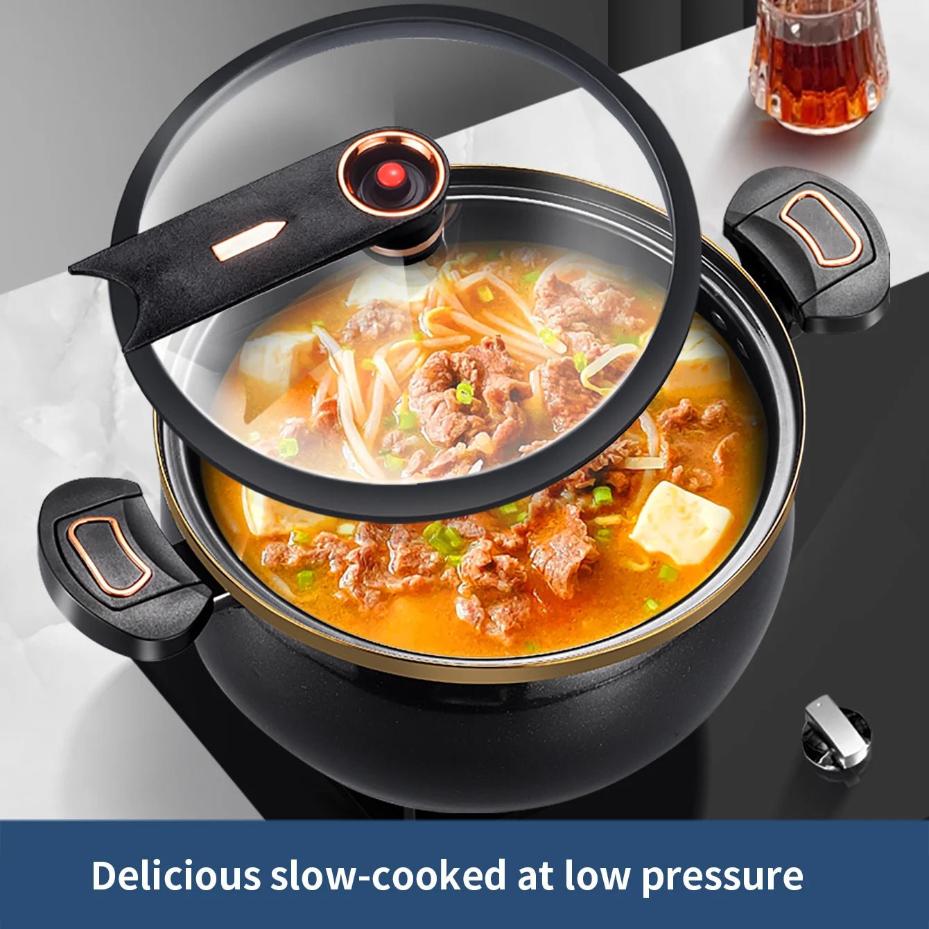 7L Large Capacity, 26cm, Suitable for Home Use, Multi-Functional Non-Stick Pot for Stewing and Cooking Soup - Ode