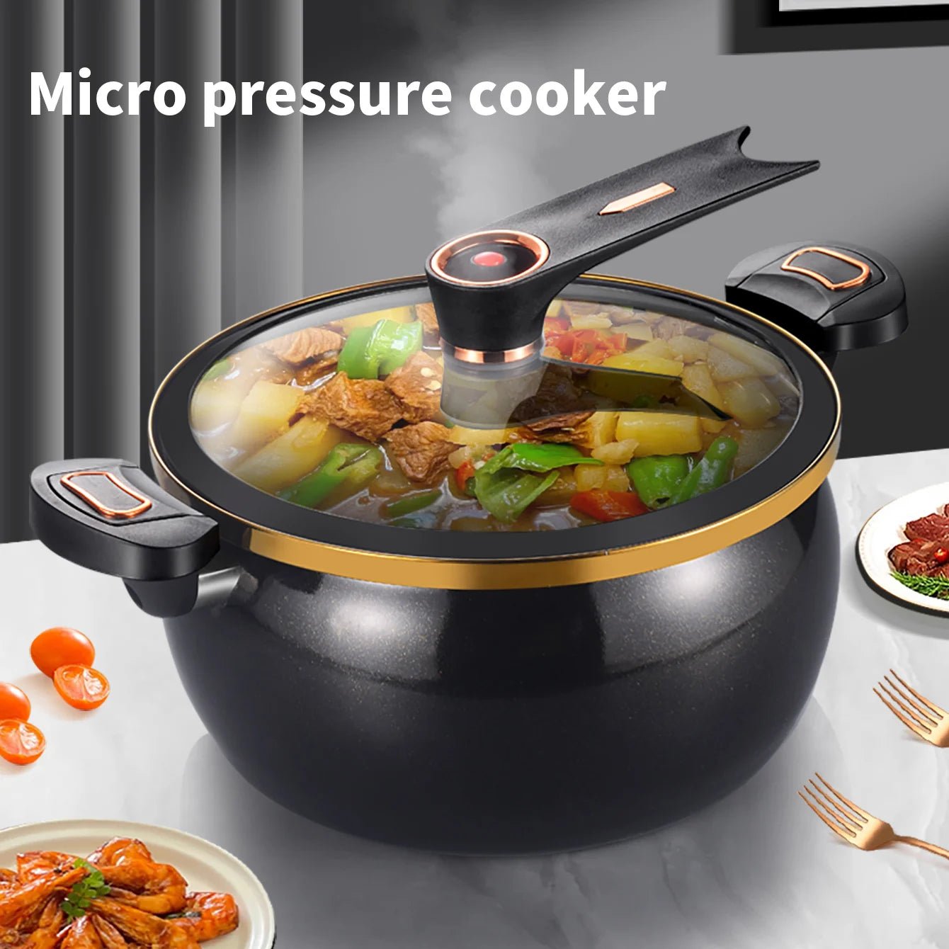 7L Large Capacity, 26cm, Suitable for Home Use, Multi-Functional Non-Stick Pot for Stewing and Cooking Soup - Ode