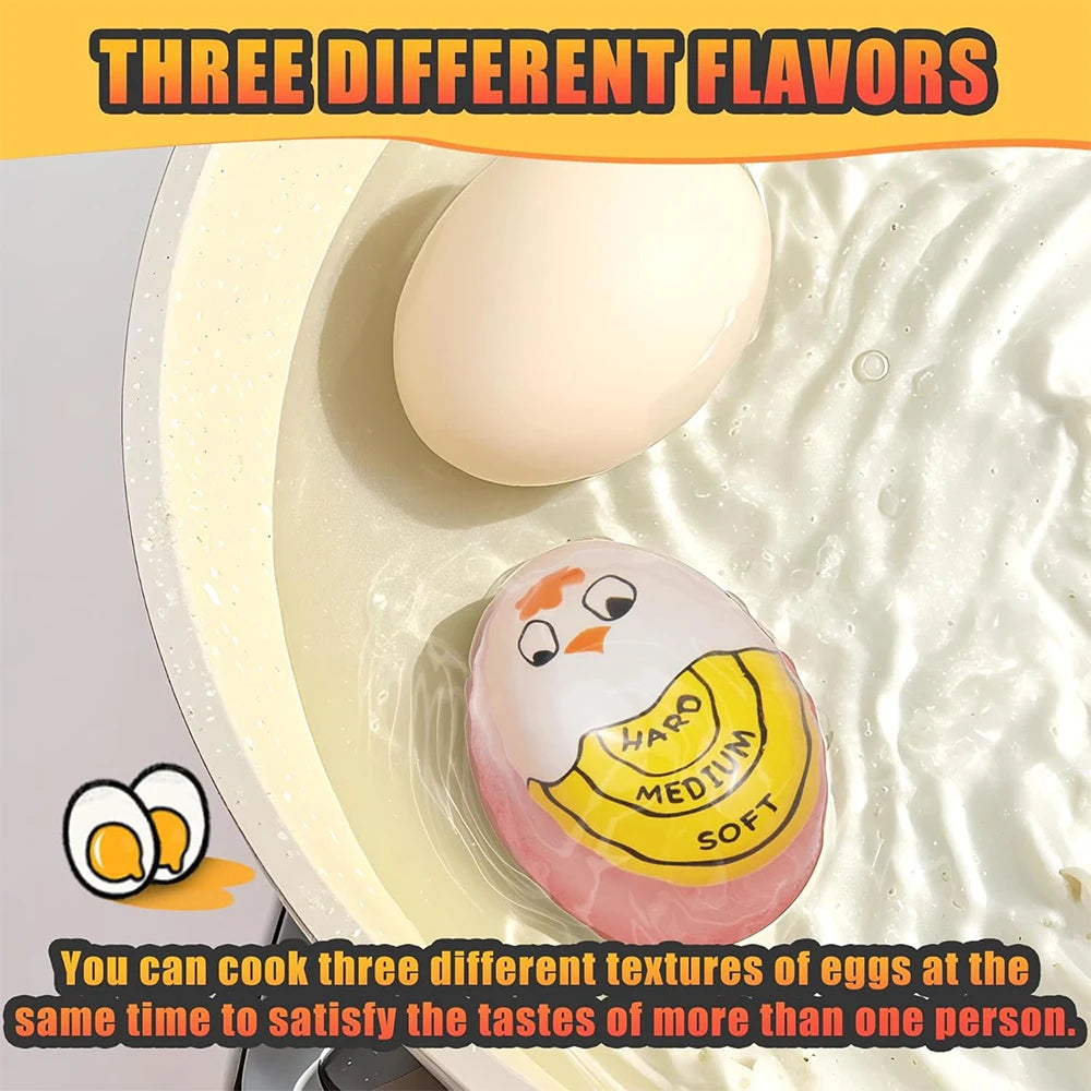 Egg Timer Egg Color Changing Indicator Tells Soft Hard Boiled Egg That Changes Color When Eggs are Ready