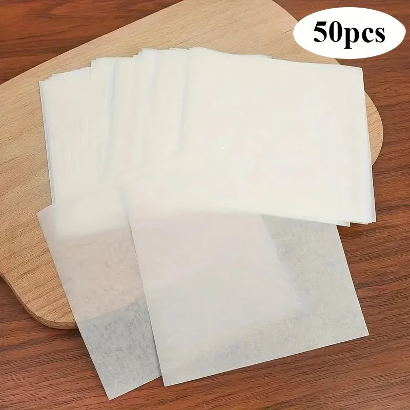100 Thick and Non-stick Baking Paper, Suitable for Storing Hamburgers, Cookies, and Food - Essential for Kitchen Baking