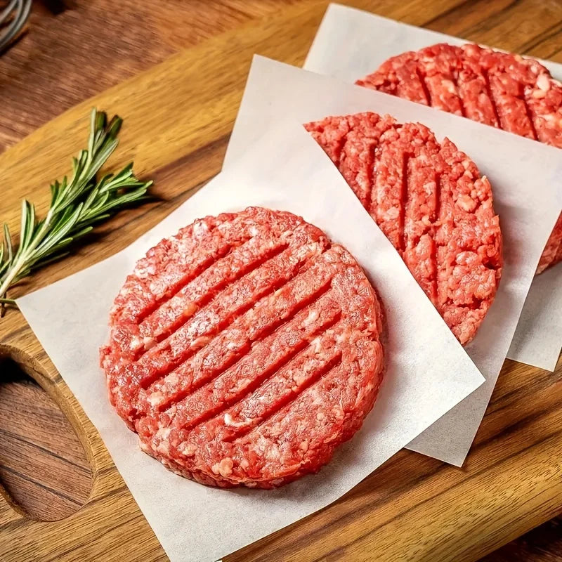 100 Thick and Non-stick Baking Paper, Suitable for Storing Hamburgers, Cookies, and Food - Essential for Kitchen Baking