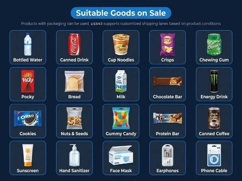 Commercial Food and Drink Vending Machine with Wide Product Selection and Durable Cabinet Innovative Customized - Ode