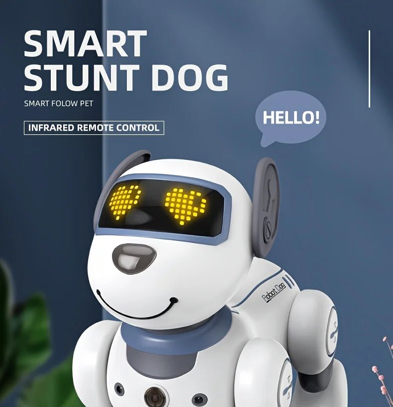 Intelligent Robot Dog Remote Control Electronic Sing Dance Follow Smart Interactive Stunt Music Toy Programmable Puppy Kid Gift - Ode
