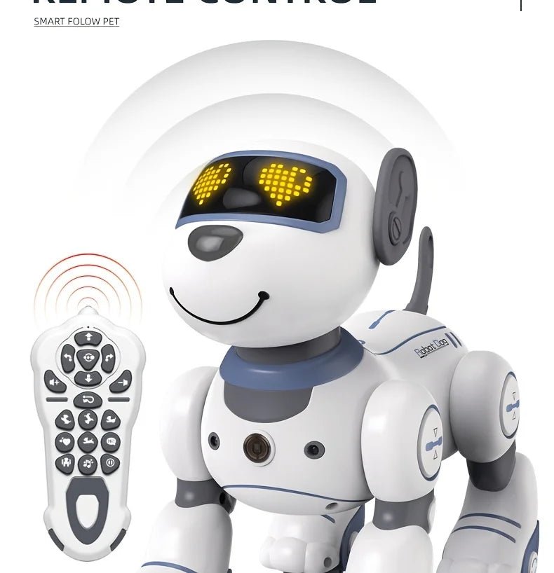 Intelligent Robot Dog Remote Control Electronic Sing Dance Follow Smart Interactive Stunt Music Toy Programmable Puppy Kid Gift - Ode