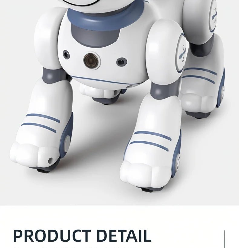 Intelligent Robot Dog Remote Control Electronic Sing Dance Follow Smart Interactive Stunt Music Toy Programmable Puppy Kid Gift - Ode