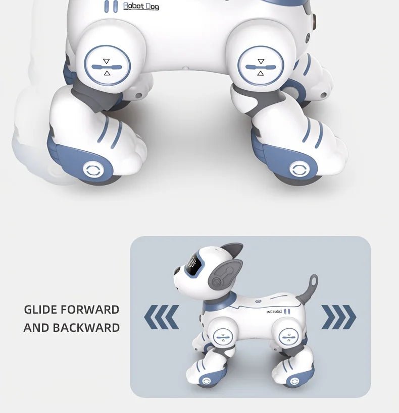 Intelligent Robot Dog Remote Control Electronic Sing Dance Follow Smart Interactive Stunt Music Toy Programmable Puppy Kid Gift - Ode