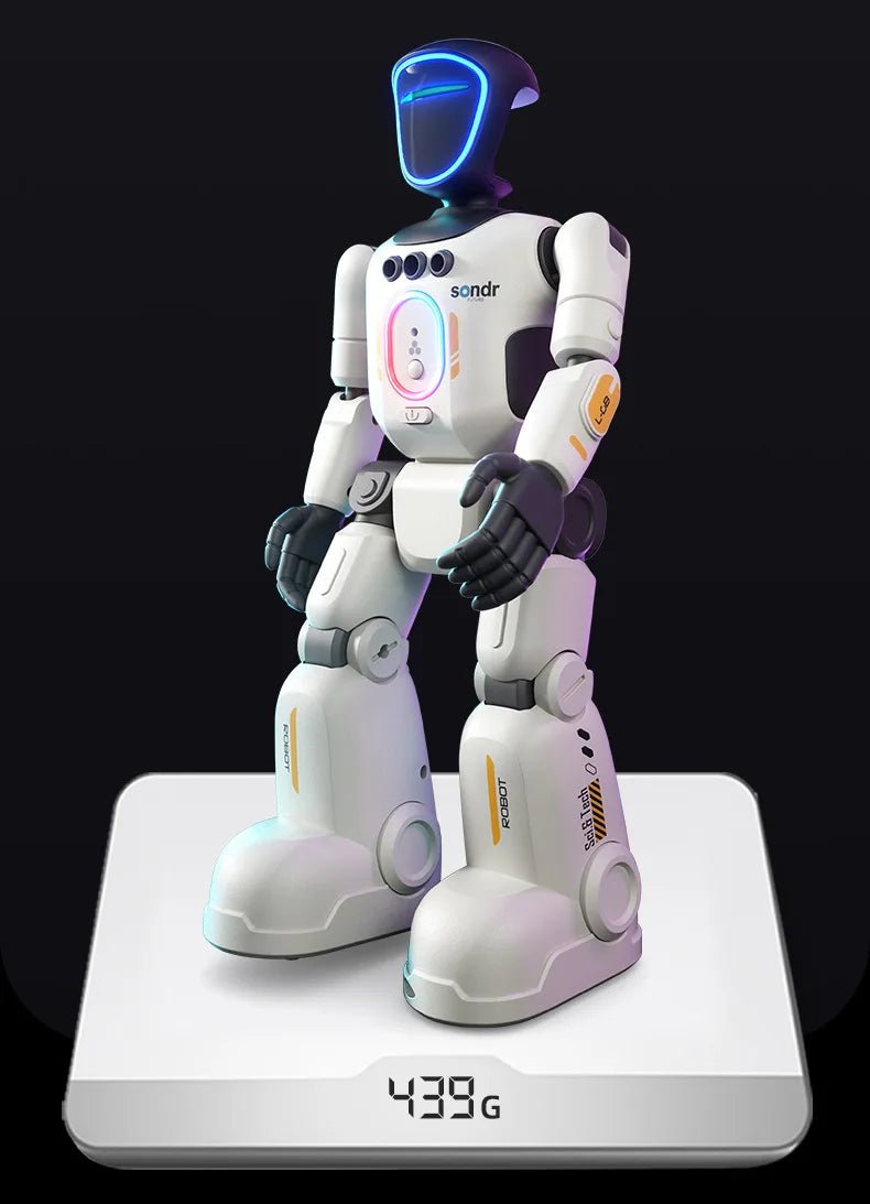 Remote Control Simulated Joint Intelligent Robot Recording Dance Programming Voice Children Smart Light Early Education Machine - Ode