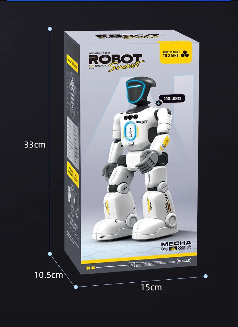 Remote Control Simulated Joint Intelligent Robot Recording Dance Programming Voice Children Smart Light Early Education Machine - Ode