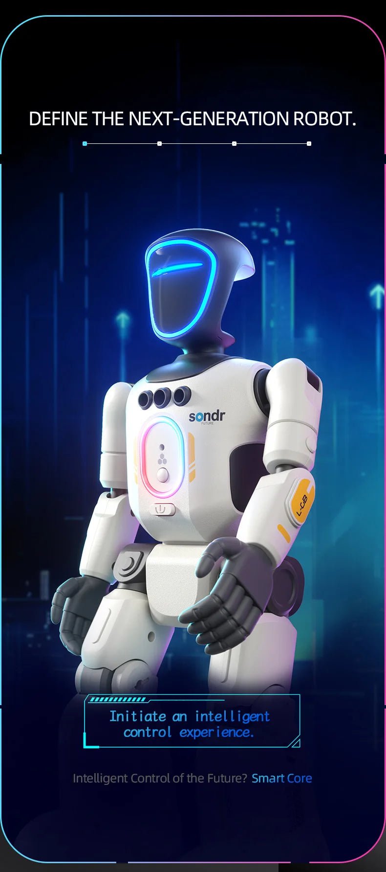 Remote Control Simulated Joint Intelligent Robot Recording Dance Programming Voice Children Smart Light Early Education Machine - Ode