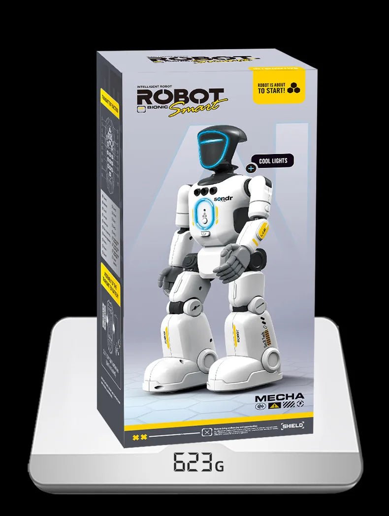 Remote Control Simulated Joint Intelligent Robot Recording Dance Programming Voice Children Smart Light Early Education Machine - Ode