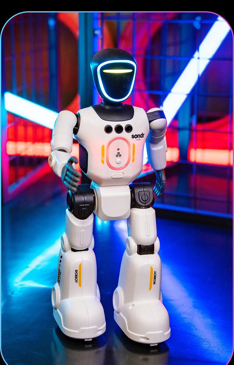 Remote Control Simulated Joint Intelligent Robot Recording Dance Programming Voice Children Smart Light Early Education Machine - Ode