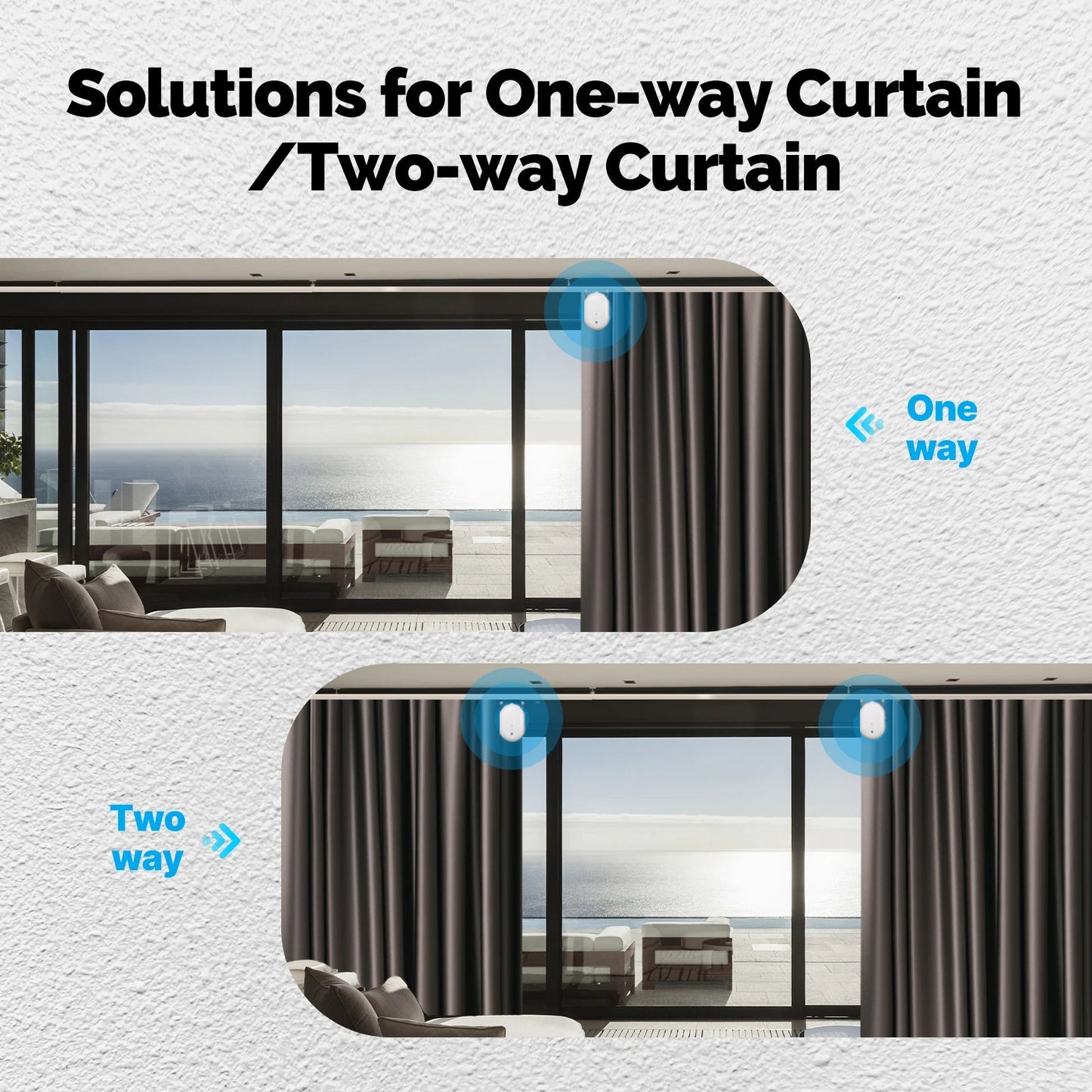 Tuya ZigBee Smart Electric Curtain Robot Timing Auto Opener Closer Light Sensor App Remote Control Support Alexa GoogleHome - Ode