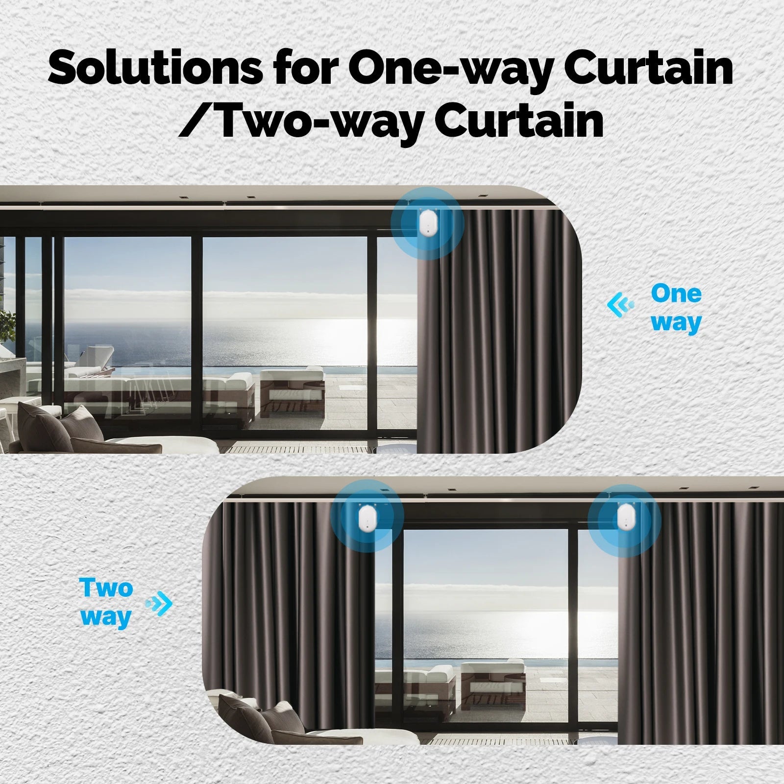 Tuya ZigBee Smart Electric Curtain Robot Timing Auto Opener Closer Light Sensor App Remote Control Support Alexa GoogleHome - Ode