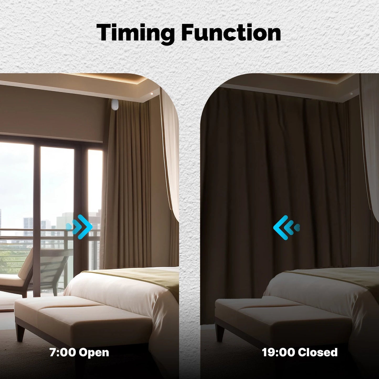 Tuya ZigBee Smart Electric Curtain Robot Timing Auto Opener Closer Light Sensor App Remote Control Support Alexa GoogleHome - Ode
