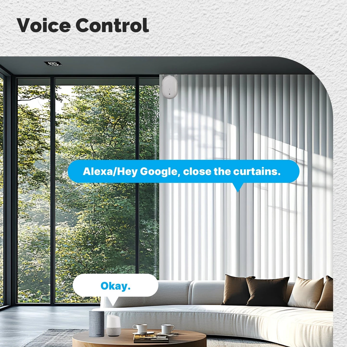 Tuya ZigBee Smart Electric Curtain Robot Timing Auto Opener Closer Light Sensor App Remote Control Support Alexa GoogleHome - Ode