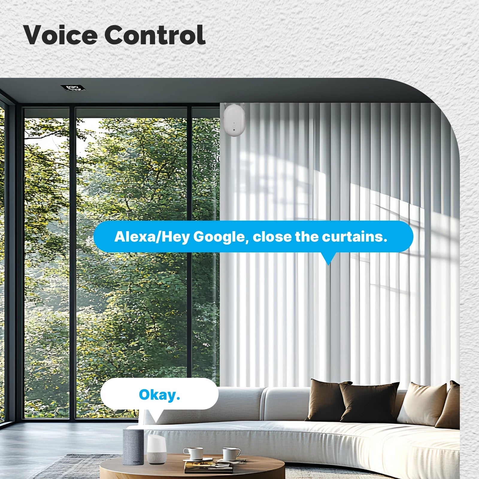Tuya ZigBee Smart Electric Curtain Robot Timing Auto Opener Closer Light Sensor App Remote Control Support Alexa GoogleHome - Ode